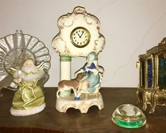 Collectible porcelain, glass & metal