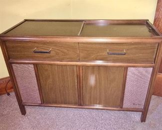 Vintage Mid-Century console record player
