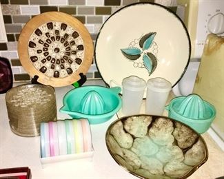Mid-century Vintage kitchen items, some items are SOLD