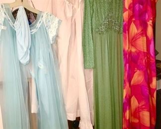 Vintage clothing (nightgowns and dresses)