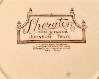 Sheraton, Made in England by Johnson Bros dinnerware set