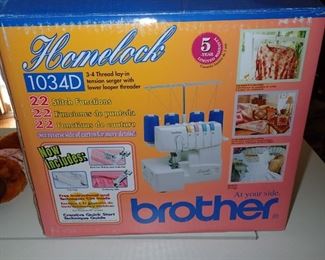 HOMELOCK 1034D BROTHER SEWING MACHINE
