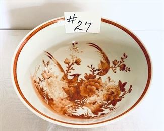 Japanese oriental bowl handpainted $50