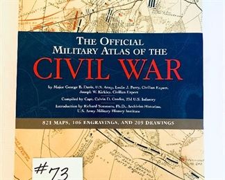 Official military atlas of the Civil War $50