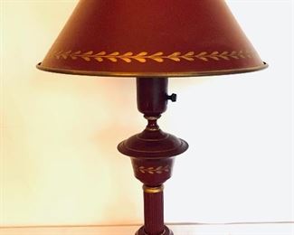 Red vintage lamp 
20 inches tall $49