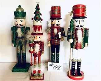 Set of four nutcrackers 15 inches tall $42