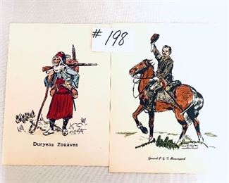 Soldier art $25 each 9 x 12 lithographs