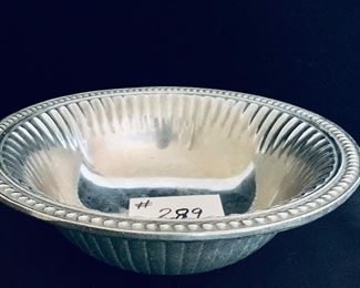 Pewter bowl 11 inches wide $22