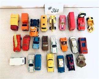 26 vintage toy cars $30