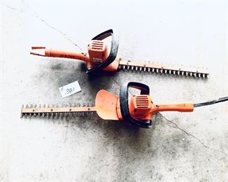 Pair of 16 inch cut hedge trimmer’s $25