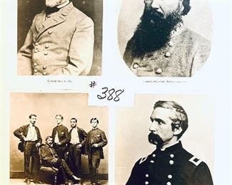 Set a four 8 x 10 copied photos from the Civil War era $16
