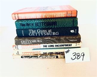 Gettysburg book lot 
seven books $35