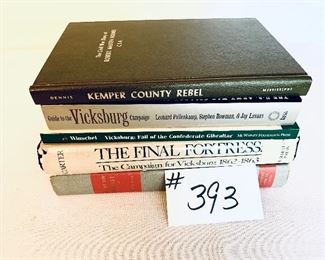 Vicksburg book lot 
five books $50