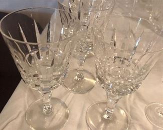  several sets  of quality crystal barware and more 