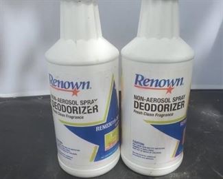 2 Bottles of Renown Non Aerosal Spray Deodorizer