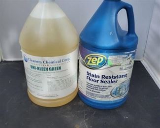 Stain Resistant Floor Sealer & Uni-Kleen Green Dish Detergent