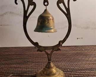 Brass? Copper? Antique Bell -slightly tarnished