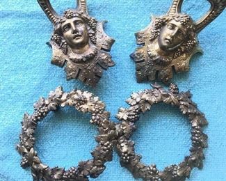 Ornate Antique Metal Accent Pieces
