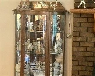 Lighted Curio  shown with Pillsbury Collectibles 