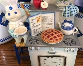 Pillsbury Collectible Time For A Pie Clock