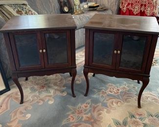 side table/cabinets