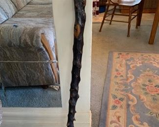 vintage wood cane