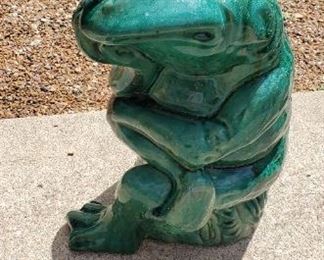 Lot #47 - $15 Ceramic frog 17" tall