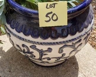 Lot #50 - $20 Ceramic Pot 12" tall