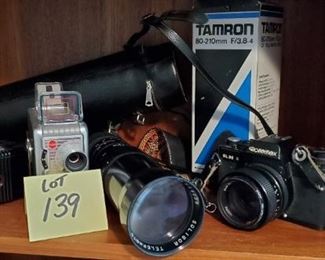 Lot #139 - $100 Rolleiflex SL35E Camera and lot