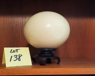 Lot #138 - $15 Ostrich Egg
