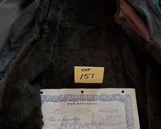 Lot #151 - $200 Alaskan Fur Hunter Green Everywear, Removable fur lining (XL-2XL)