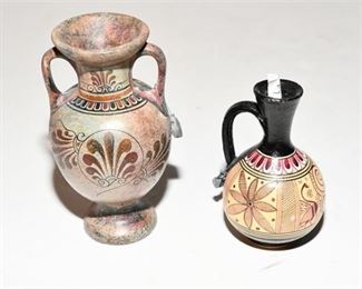27. Two Decorative Ancient Greek Style Pots