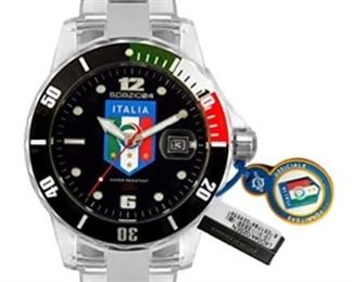 39. Italian 42mm Spazio 24 Supersport Water Resistant Watch, with tags.