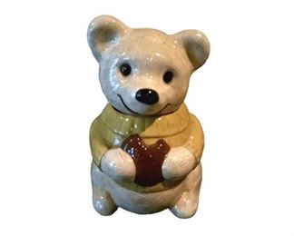 50. Vintage Teddy Bear Cookie Jar
