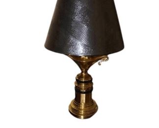 65. Vintage Brass Genie Style Table Lamp