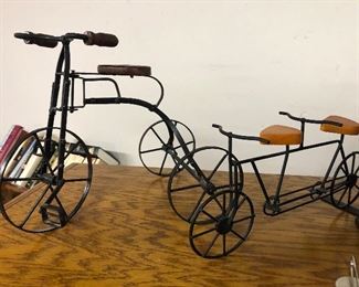 Metal Bicycle Decor