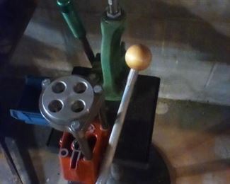 A couple of reloading tools w/ stand