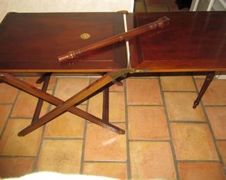Vintage folding table with removeable legs