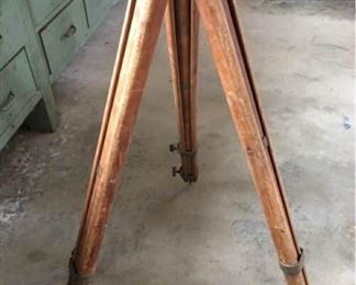 Vintage Wood Surveyor Stand