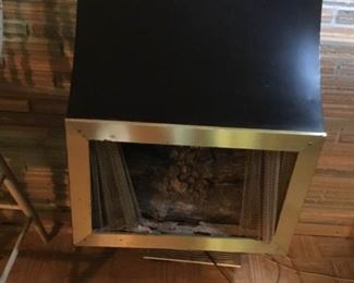 Vintage Electric Wall Fireplace