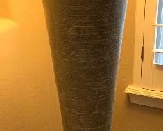 Native American Influenced Ceramic Floor Lamp American Lamp Co 64in H x 22in diameter