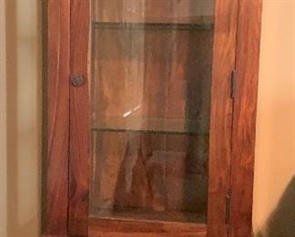#1 Jhelum Wood & Glass Display Cabinet	63x25x14in	HxWxD