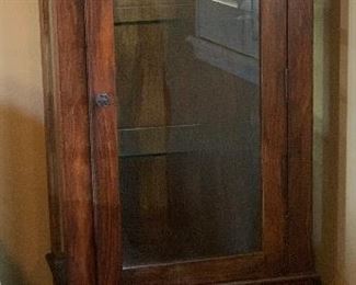 #2 Jhelum Wood & Glass Display Cabinet	63x25x14in	HxWxD