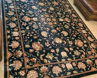 11x8ft Springdale Black Area Rug	132x96in	