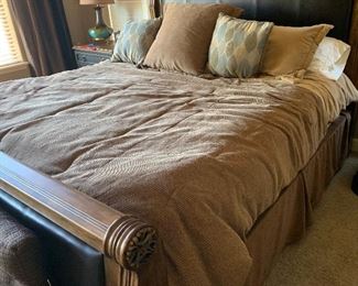 Brown and Beige King Size Bedding