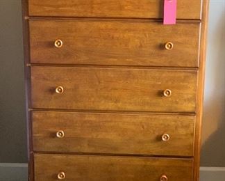 5 Drawer Tallboy Dresser 54x38x18 HxWxD