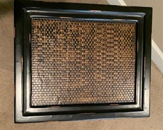 Hang Painted Rustic Accent Table 24x15x12 HxWxD