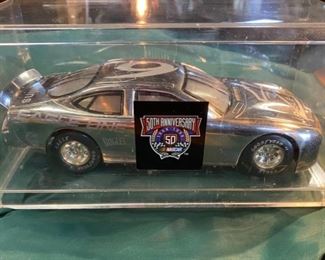 c.1998, NASCAR 50th Anniversary Eagle One #6 Mark Martin, Limited Edition, Serial Number 2138/4998, in original acrylic display box. 
