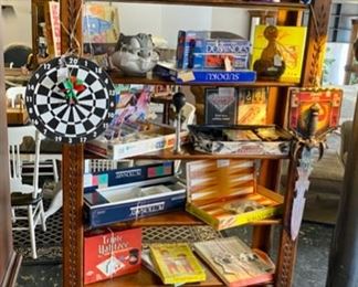 Vintage Paper Dolls, Dominoes, Bugs Bunny Bucket, Pictionary, Triple Yahtee, Backgammon, and more...