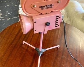 c.1960's, Original "UNIVERSAL STUDIOS" Pink Table Lamp